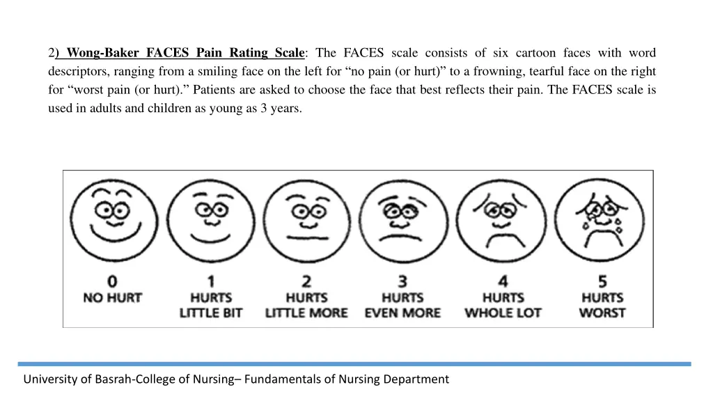 2 wong baker faces pain rating scale the faces