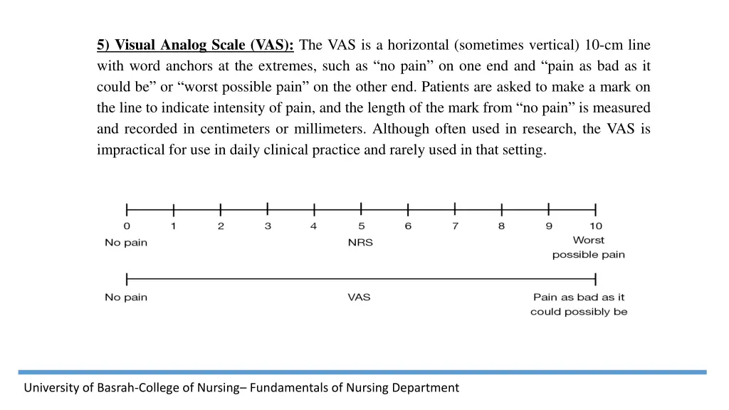 5 visual analog scale vas the vas is a horizontal