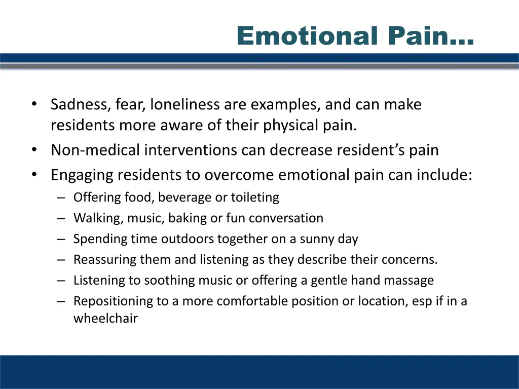 emotional pain