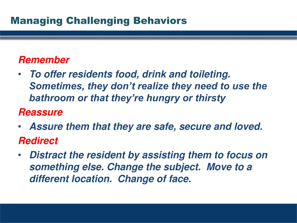 managing challenging behaviors 1