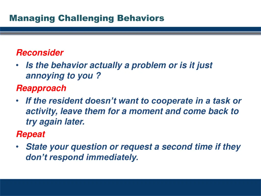 managing challenging behaviors 2
