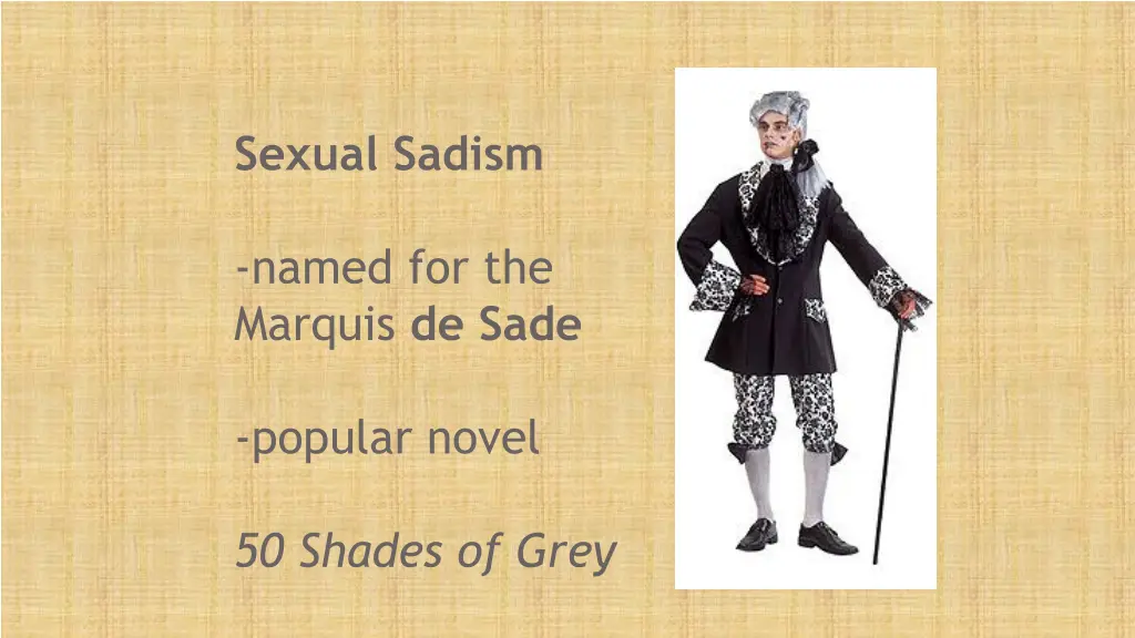 sexual sadism