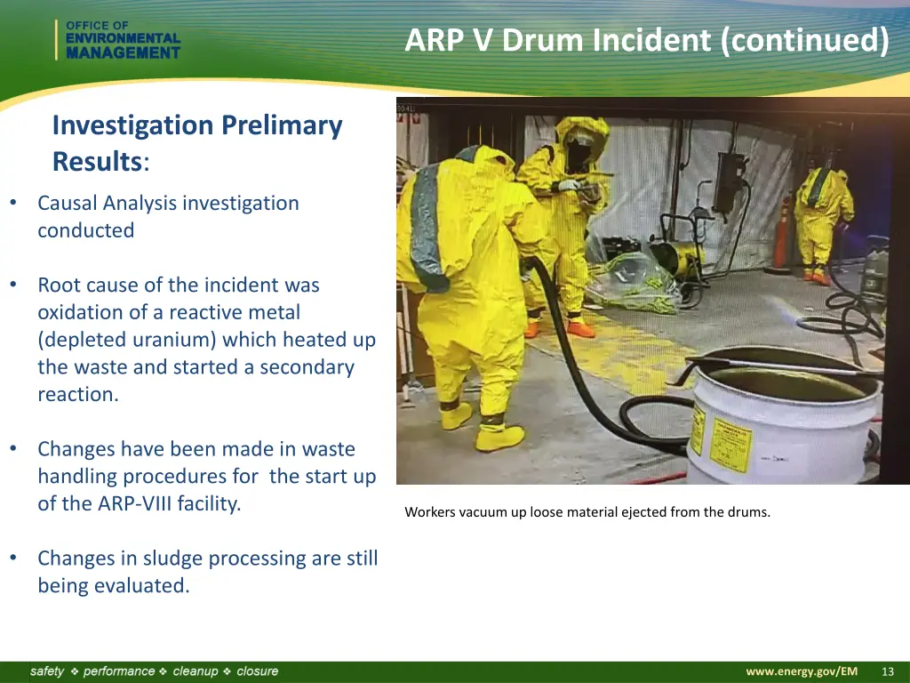 arp v drum incident continued