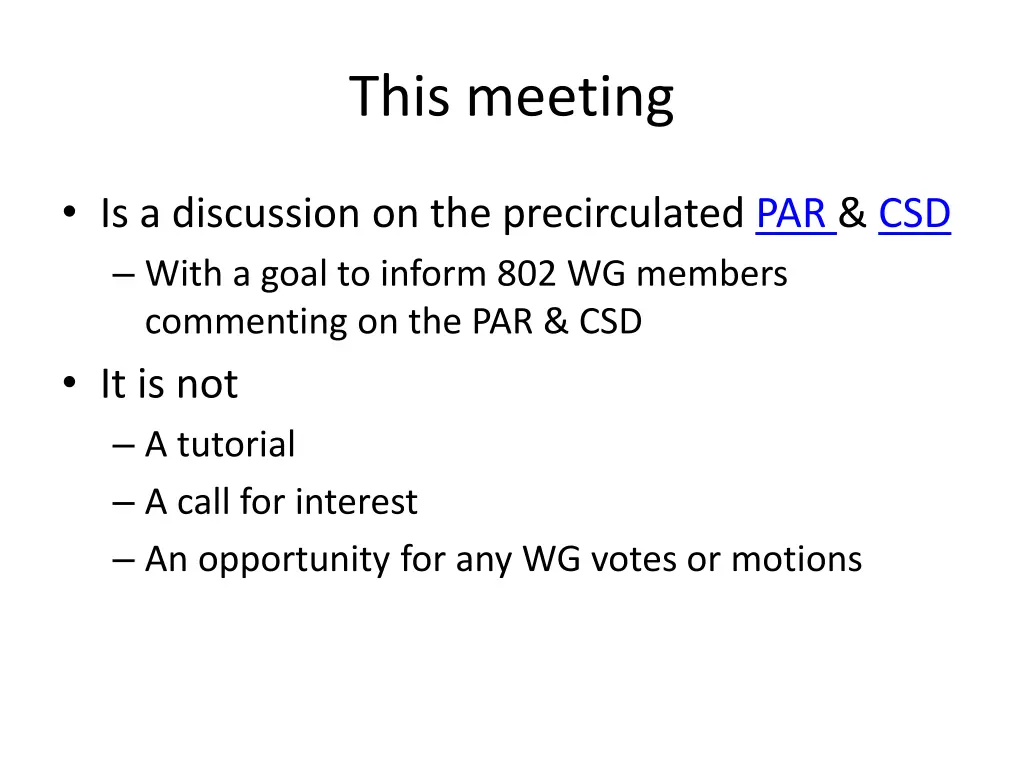 this meeting