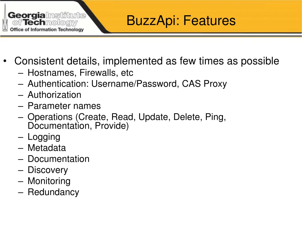 buzzapi features