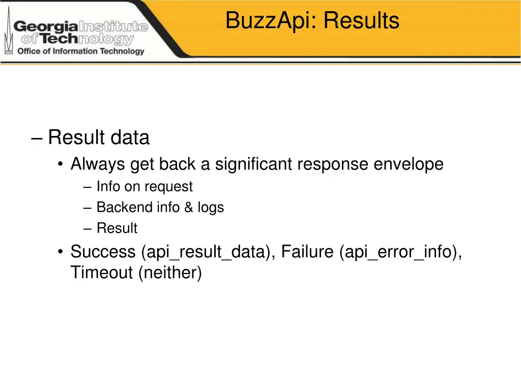 buzzapi results