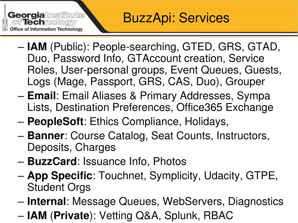 buzzapi services