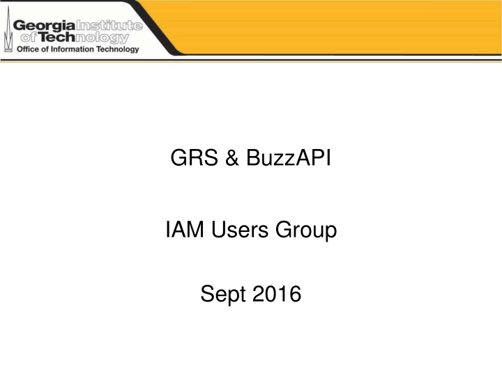 grs buzzapi