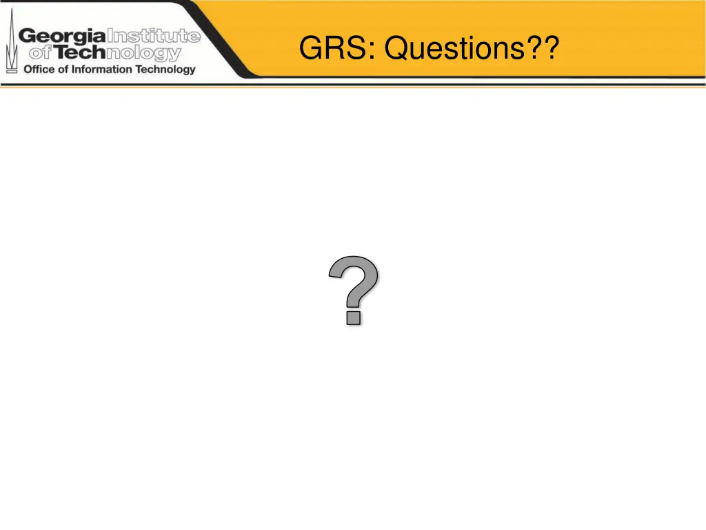 grs questions