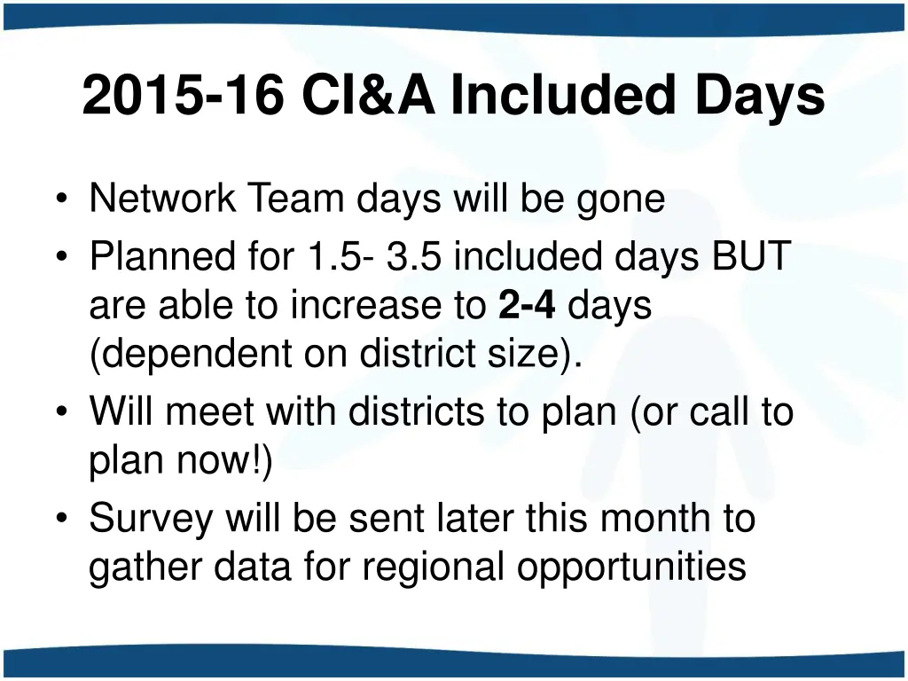 2015 16 ci a included days