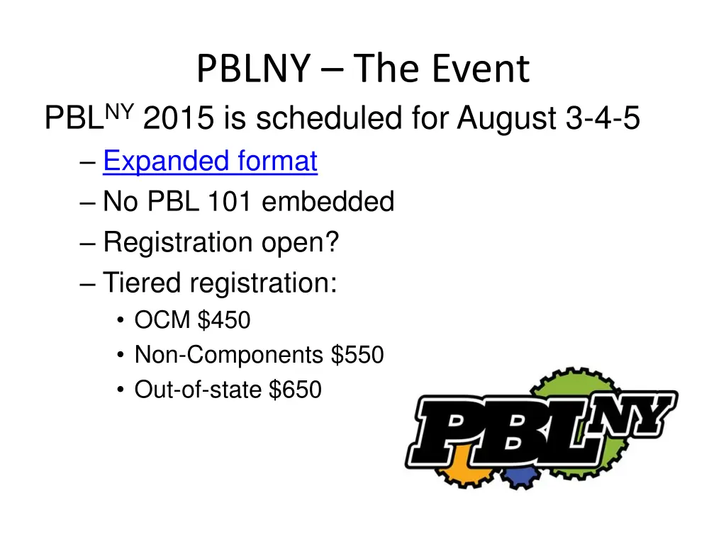 pblny the event
