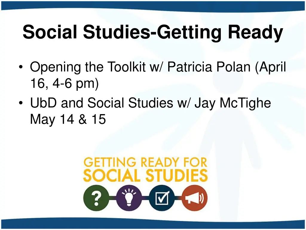 social studies getting ready