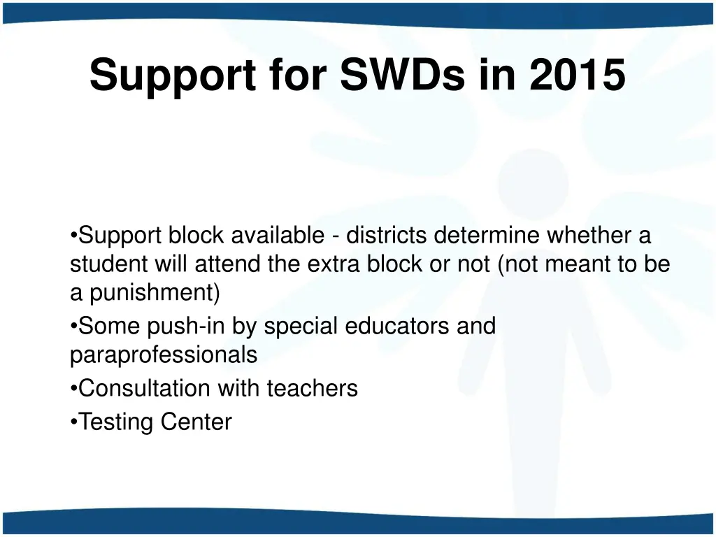 support for swds in 2015