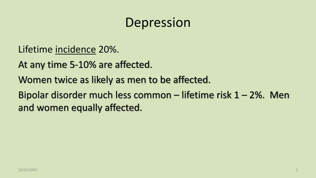 depression