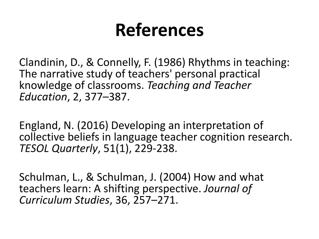 references