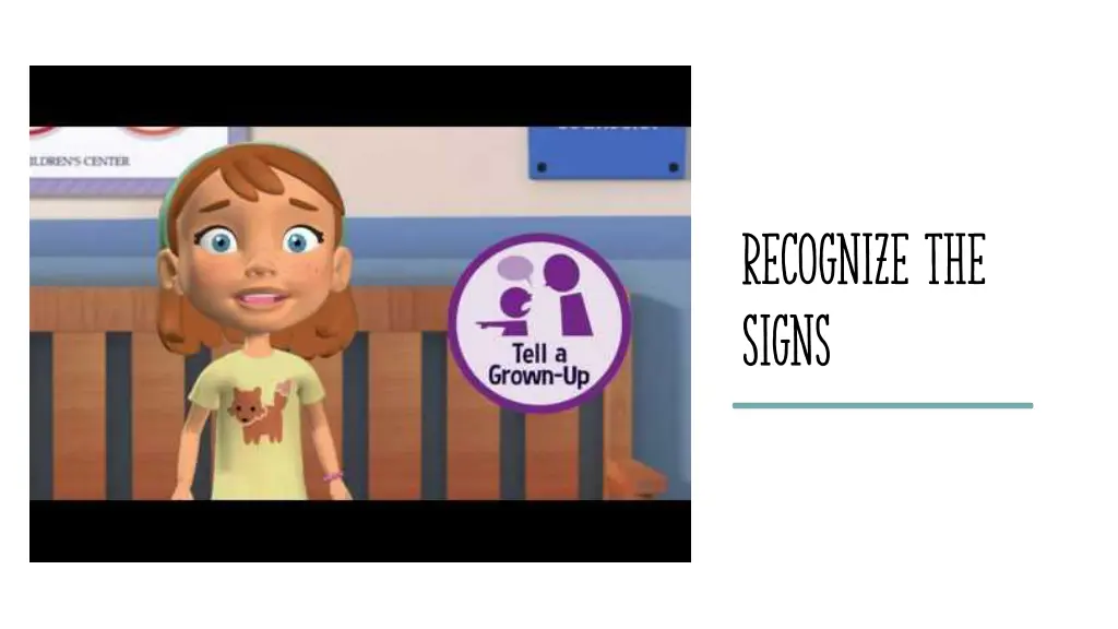 recognize the signs