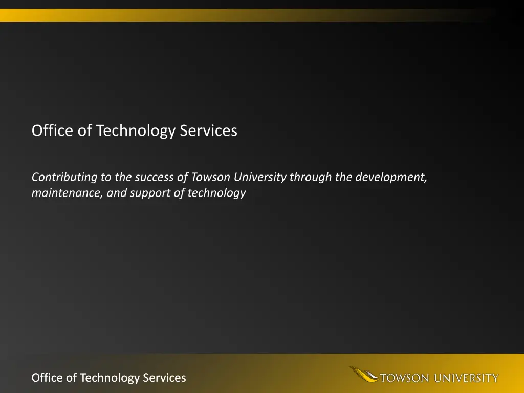 office of technology services
