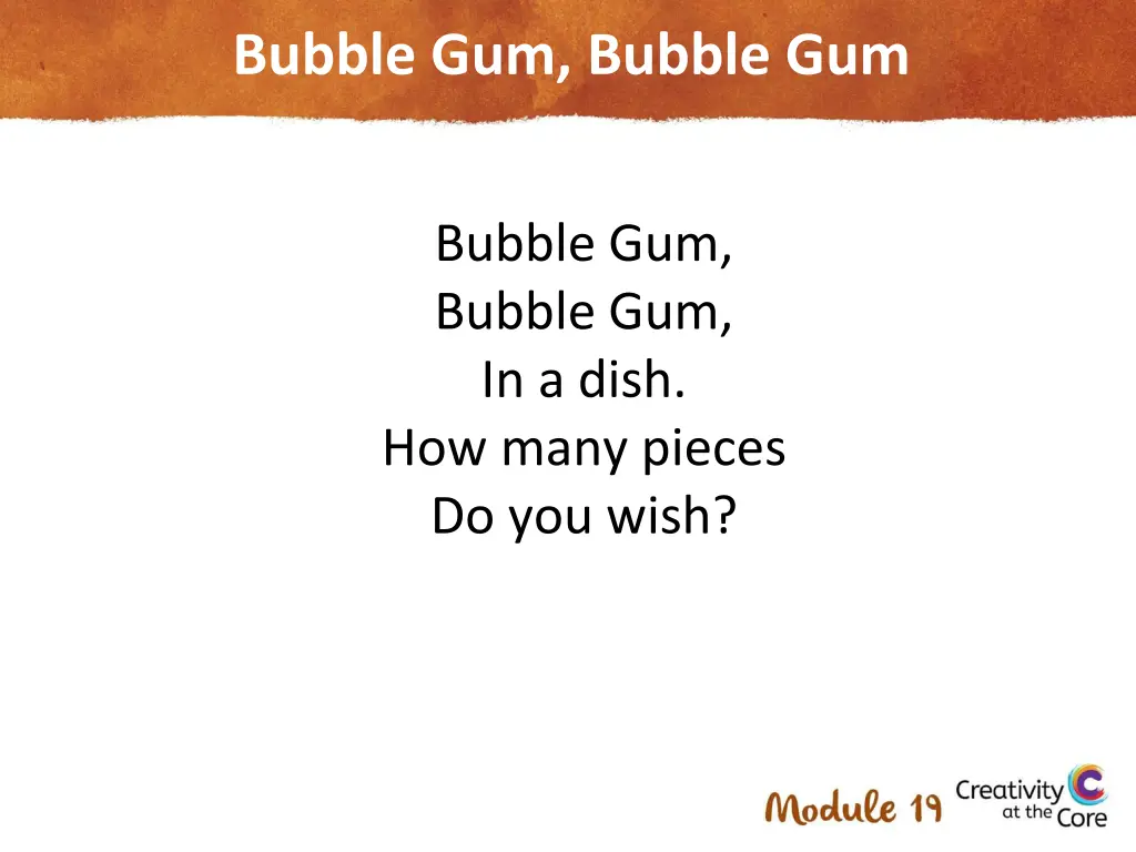 bubble gum bubble gum