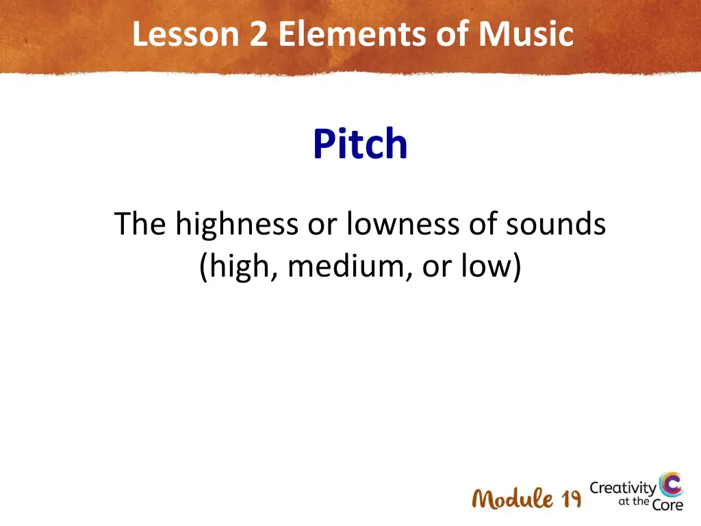 lesson 2 elements of music