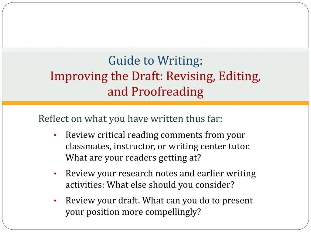 guide to writing 2