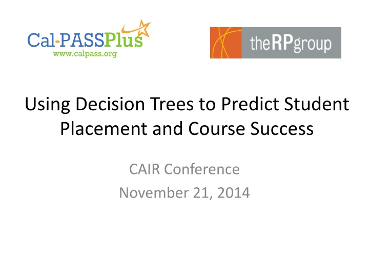 using decision trees to predict student placement