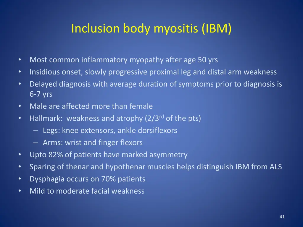 inclusion body myositis ibm