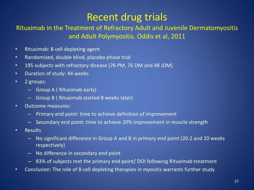 recent drug trials 1