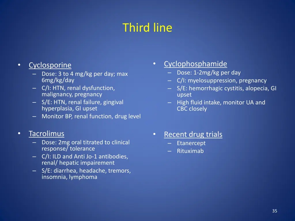 third line