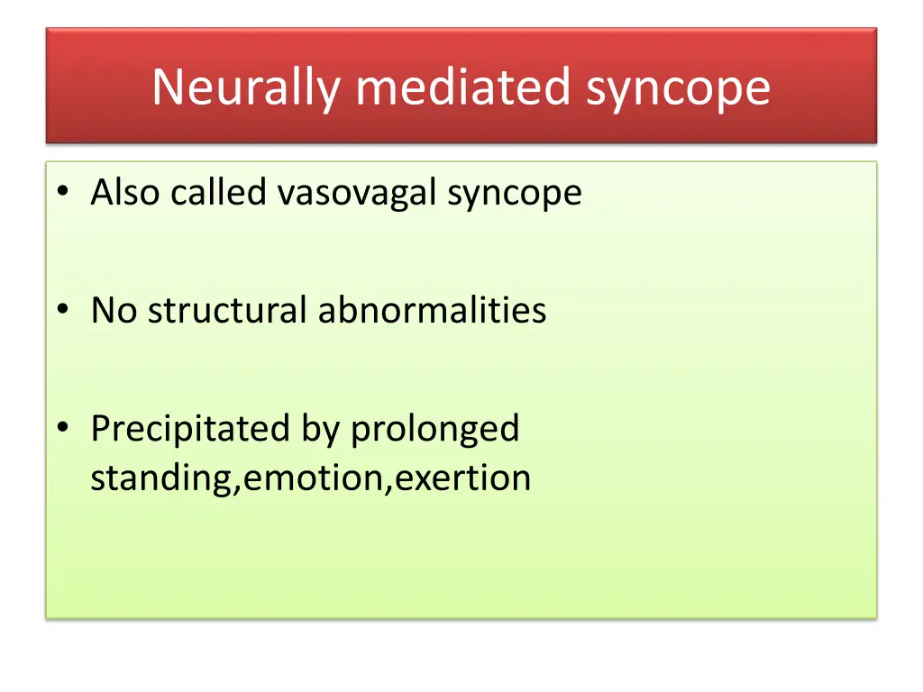 neurally mediated syncope
