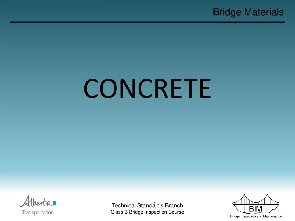 bridge materials 1