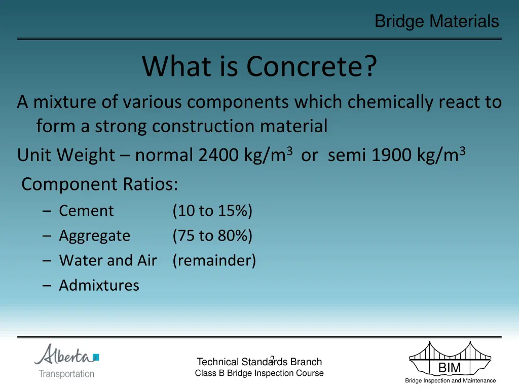 bridge materials 2