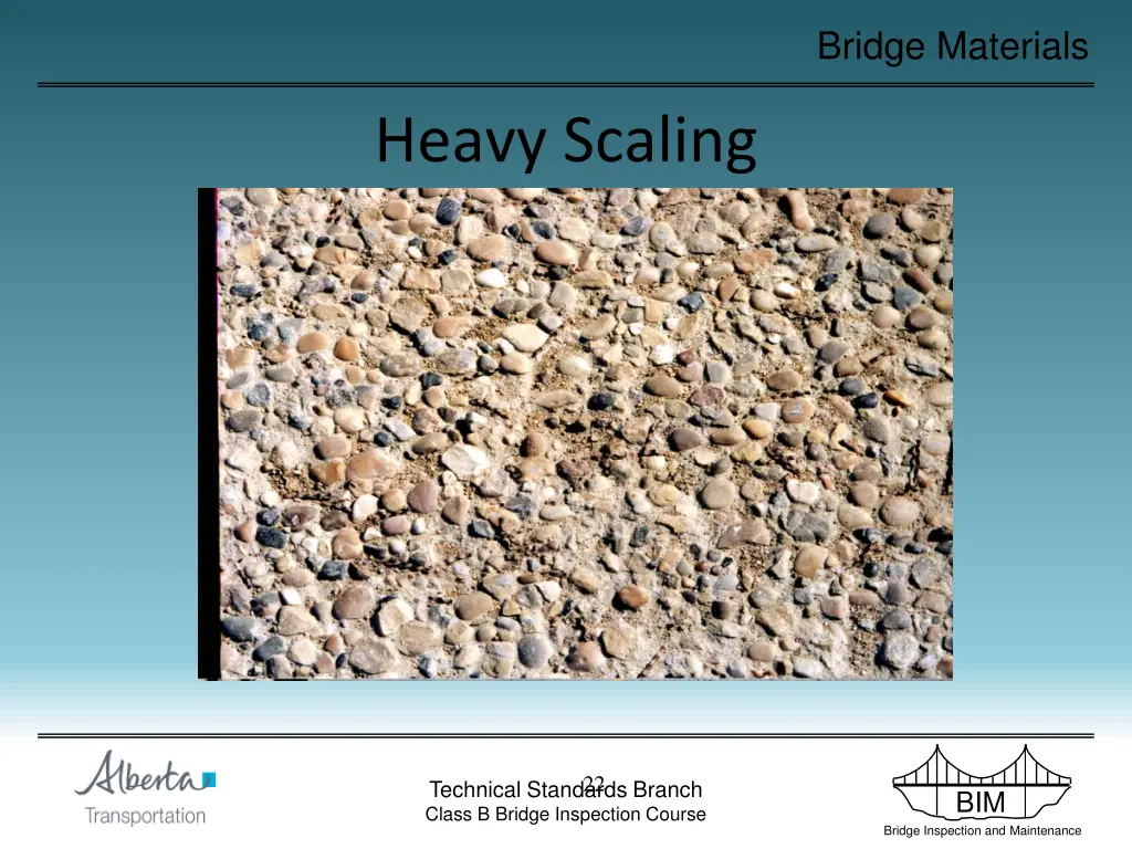 bridge materials 22