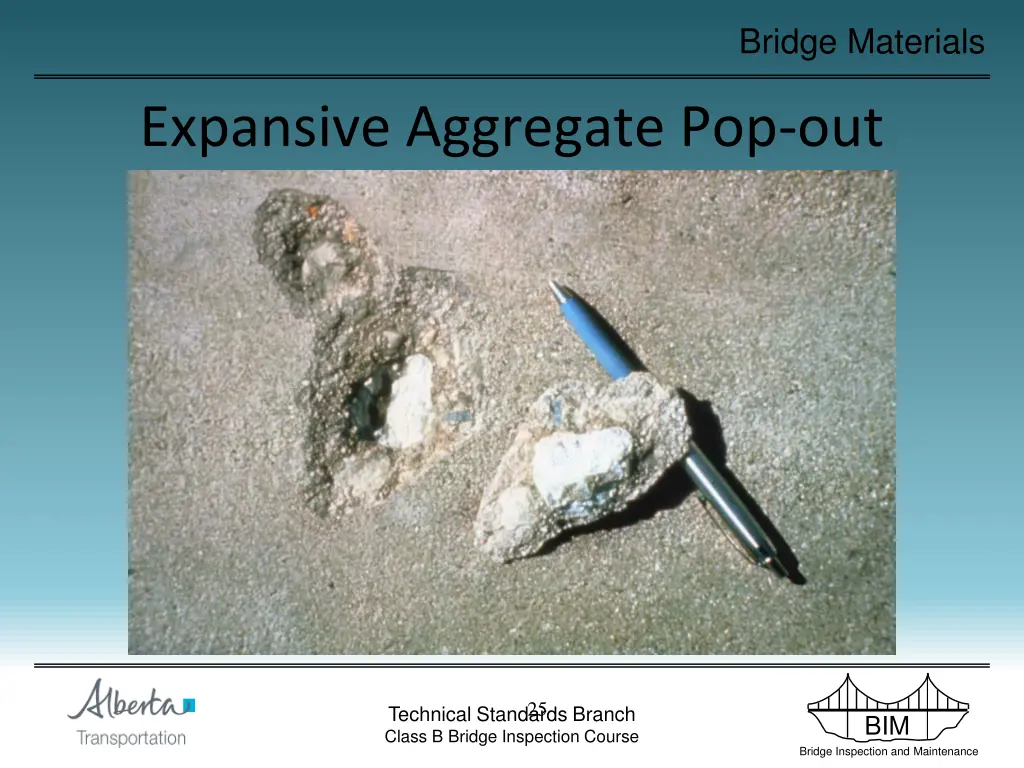 bridge materials 25