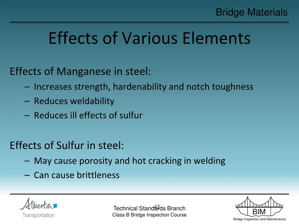 bridge materials 40