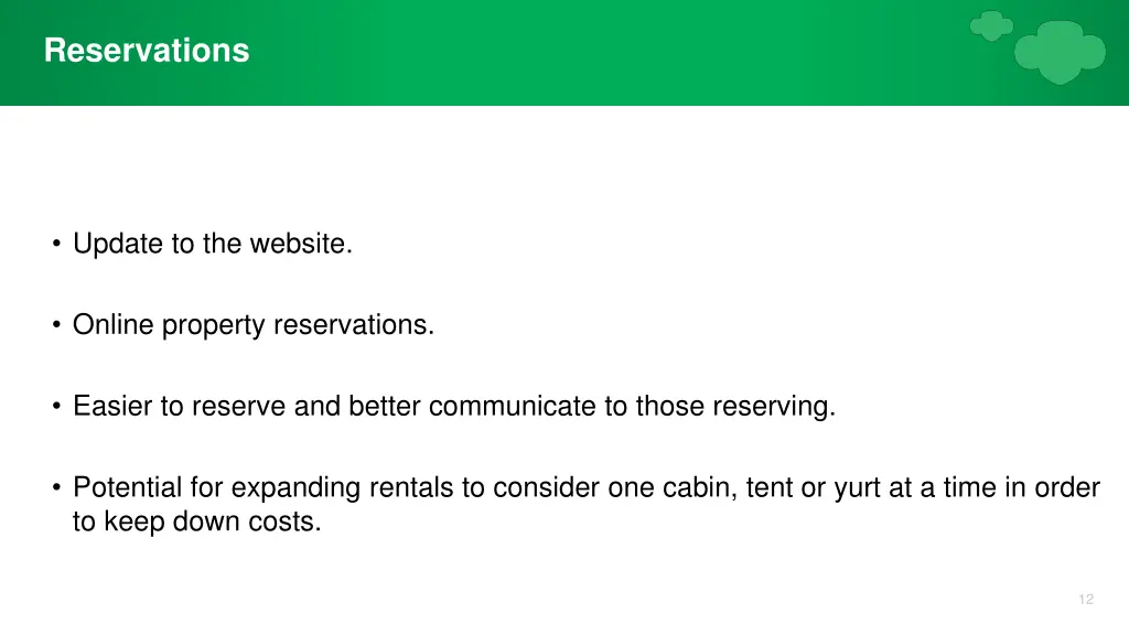 reservations
