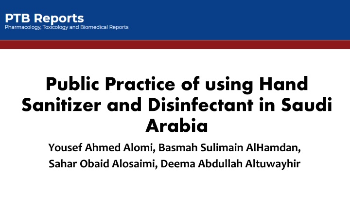 public practice of using hand sanitizer
