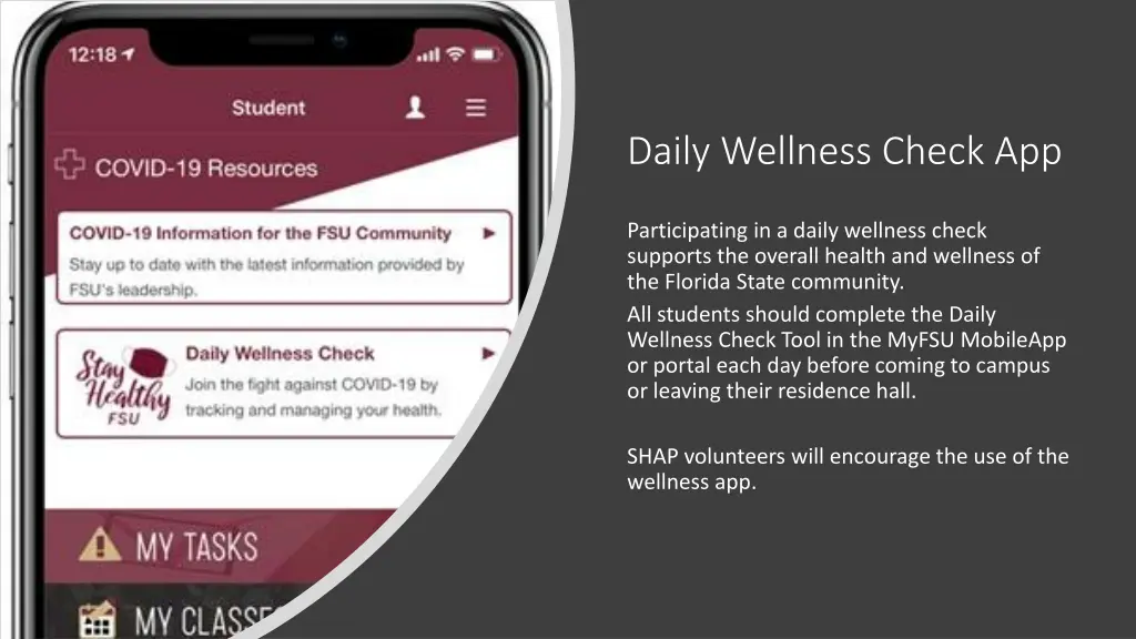 daily wellness check app