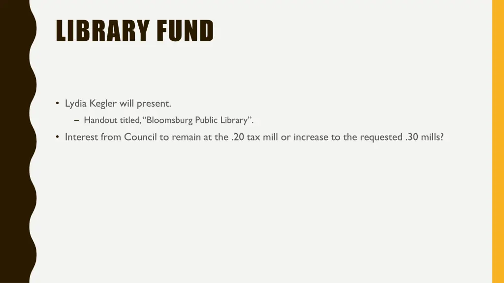 library fund