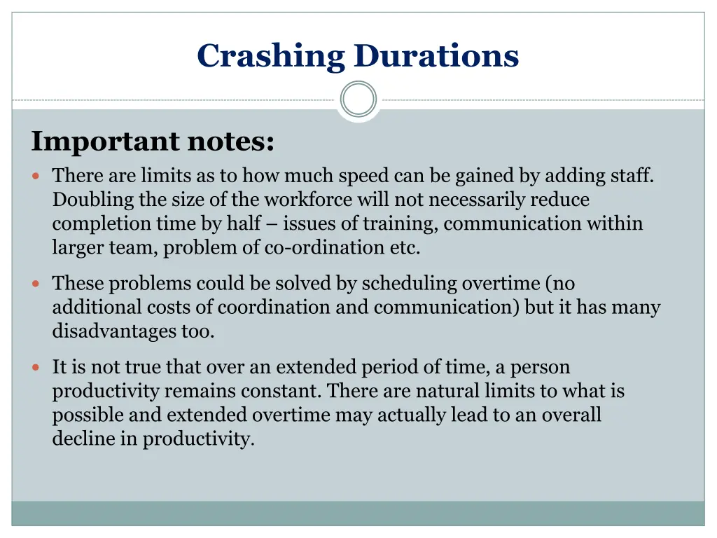 crashing durations 13