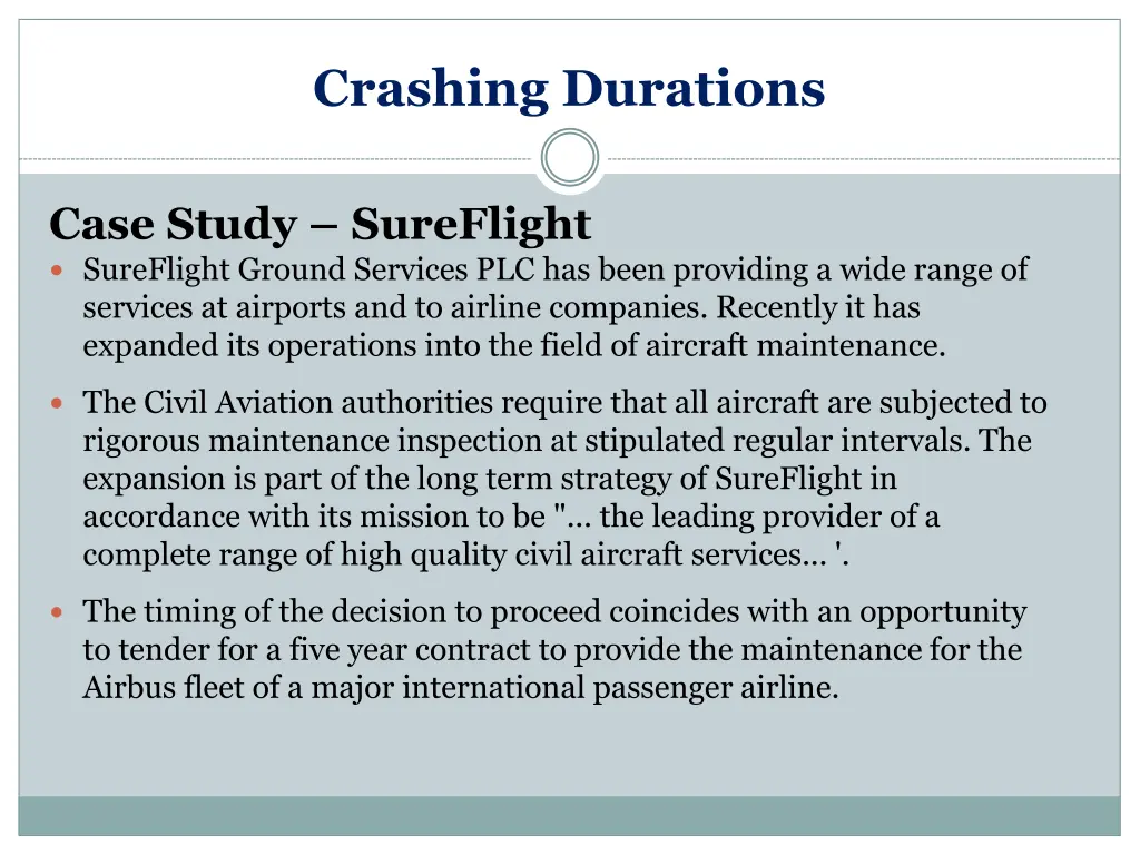 crashing durations 4