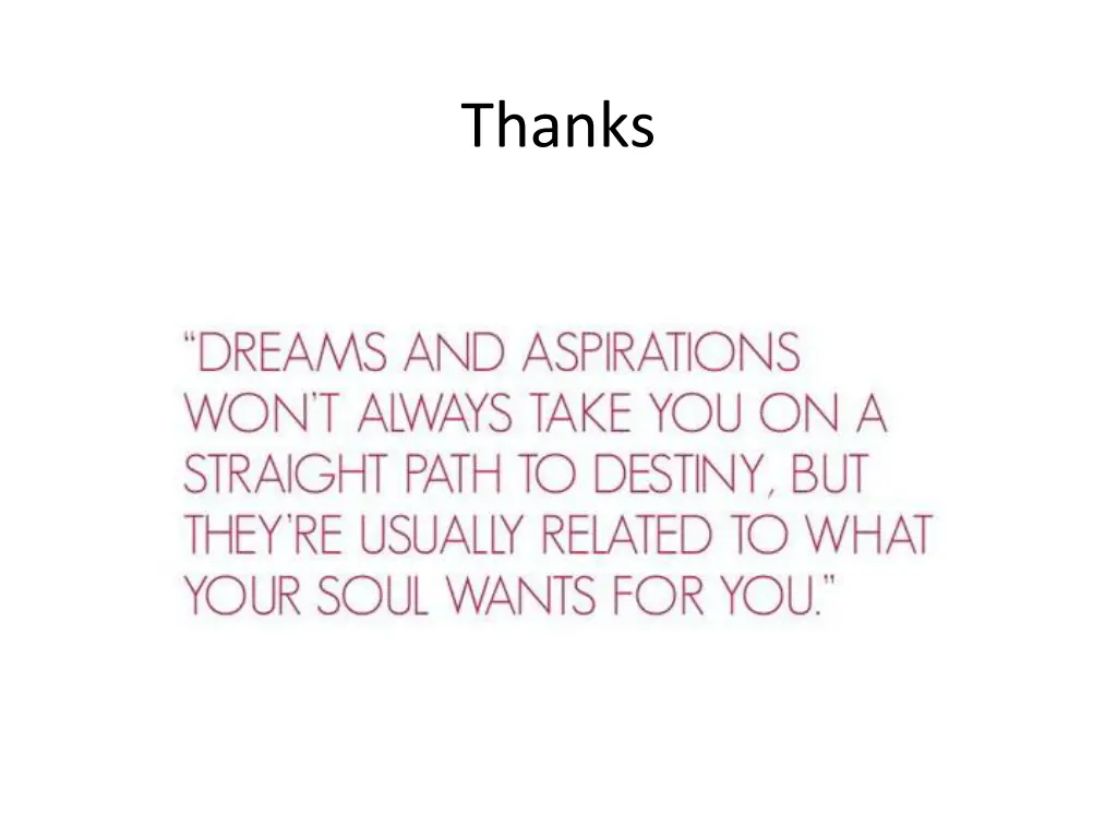 thanks