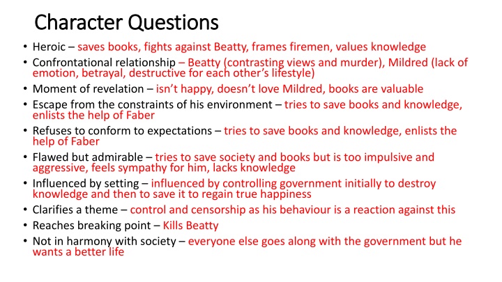 character questions character questions heroic