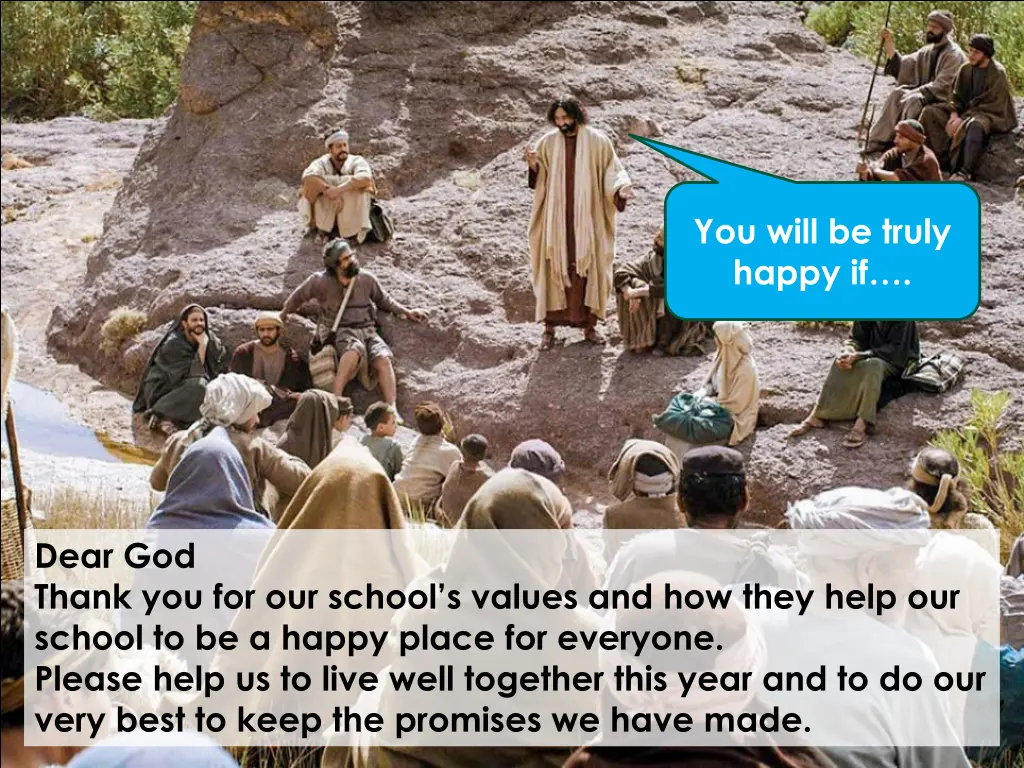 you will be truly happy if