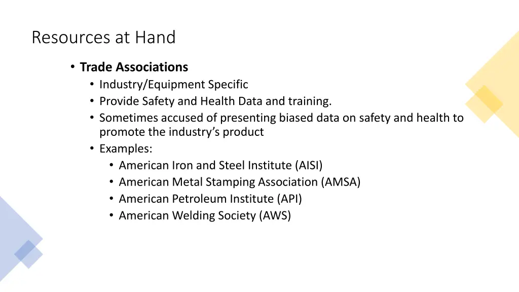 resources at hand 4