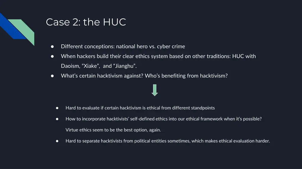 case 2 the huc