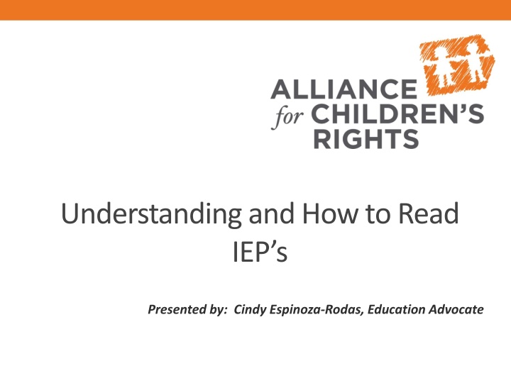 understanding and how to read iep s