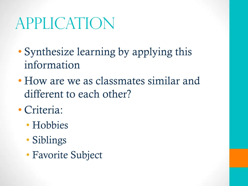 application