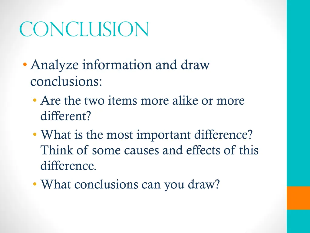 conclusion