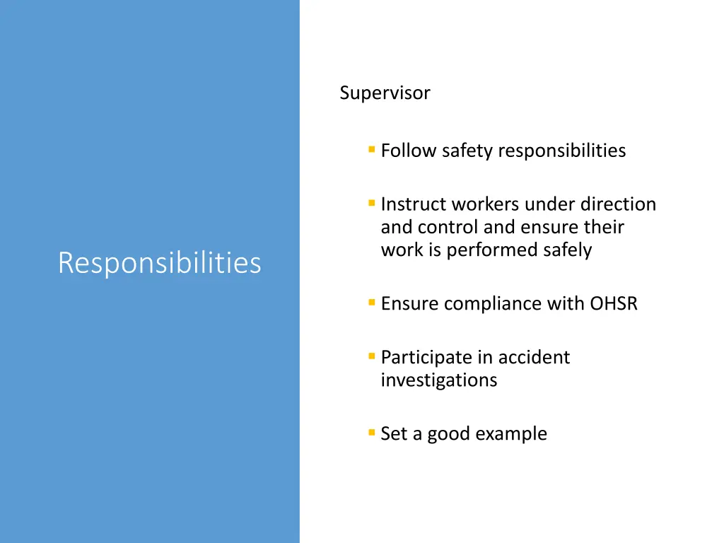 supervisor