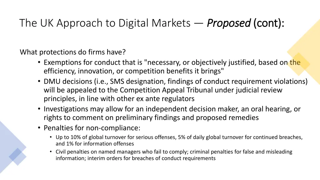the uk approach to digital markets proposed 4